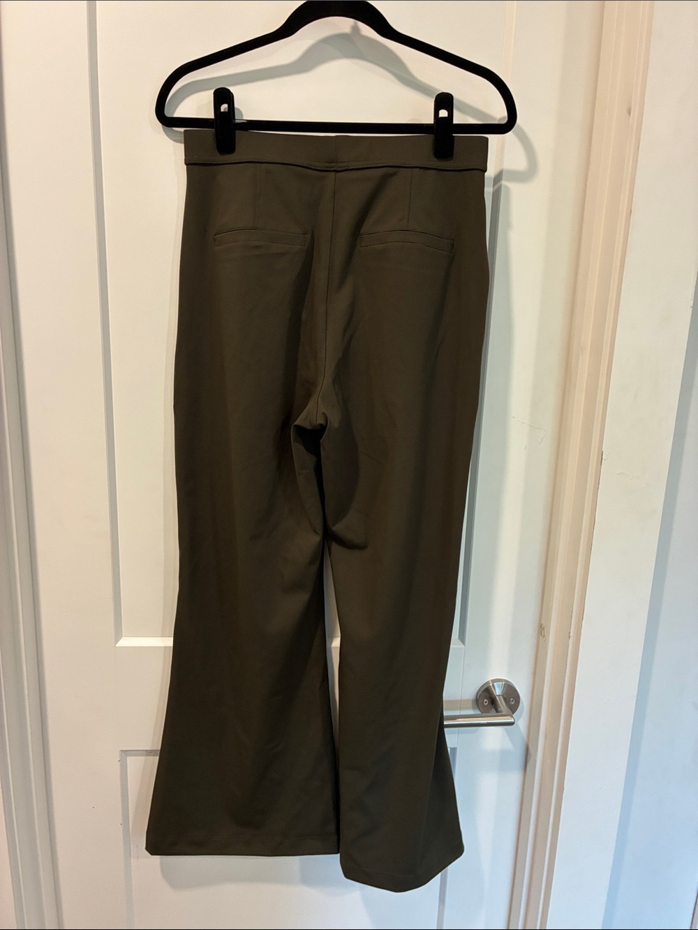 HALARA Olive DayStretch High Waisted Pocket Work Flare Pants - Picture 4 of 4
